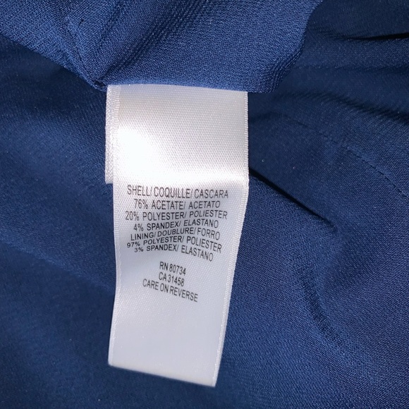 BCBG Maxazria Blue Dress Size 6 - Picture 9 of 10